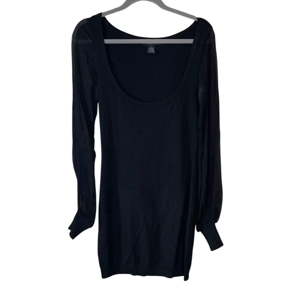 Arden B Black Long Sleeve Dress